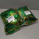 4 x 20/40/60/80 FT St Patricks Day Garland Decor Gold Green Shamrock Hat Tinsel Garland, Shiny Metallic Streamer Twist Garland Hanging St Patricks Day Decorations for Home Indoor Outdoor Party Supplies