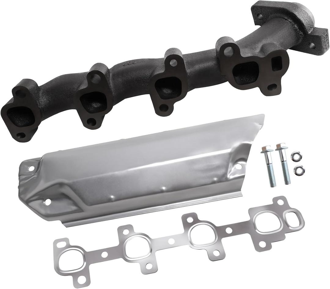 Left Exhaust Manifold Kit With 2007 Aspen, 2000-2007 Dakota & Durango, 2002-2007 Ram 1500 Pickup, 2006-2007 Raider 4.7L V8 engine, OE:674-909 EPA