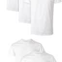 Hanes Men's Performance Undershirt, X-Temp Moisture-Wicking Crewneck, White 5-Pack (Large)