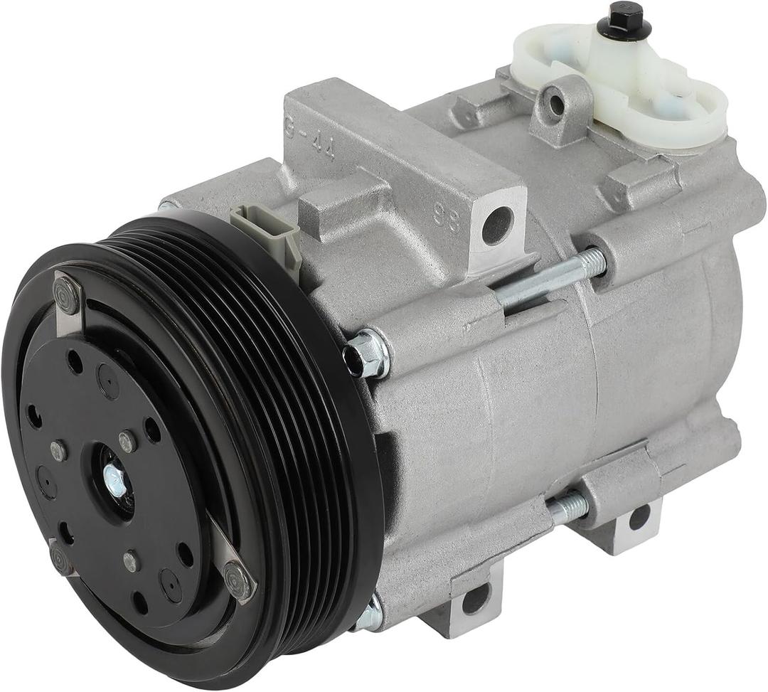cciyu AC Compressor with Clutch for Mazda Tribute 3.0L 2001-2006,for Ford Escape 3.0L 2001-2007 Air Conditioning Compressor 6 Grooves 4L8Z19V703CA