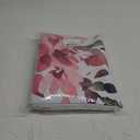 Pink Watercolor Floral Curtains 84 inches Long, Botanical Leaves Vine Flowers Rustic Farmhouse Curtains, Blackout Window Treatment Drapes for Bedroom Living Room 52x84inch, 2 Panels