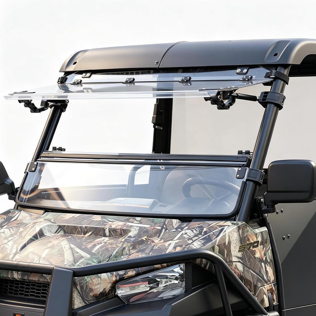 Kiwi Master Flip Up Windshield for 2015-2027 Polaris Ranger SP 570 600