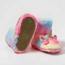 Baby Girls' Unicorn Slippers Rubber Home Boots Slippers (11-12 Little Kid)