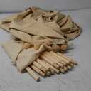 Teepee Tent for Kids-Portable Children Play Tent Indoor Outdoor (Apricot with Mat)