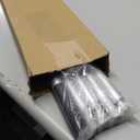 Never-Scratch SnowBuster | 19-Foot Snow Roof Rake(Up to 25Ft Standing Reach) | Heavy-Duty AluminumEVA Soft Foam Pad Snow Removal ToolS-Shaped Push/Pull Design for House Roofs, Solar Panels