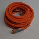 YAMATIC Garden Hose 5/8 in x 50 ft, Ergonomic Swivel Fittings, Burst 600 PSI, Heavy Duty, Flexible and Lightweight Water Hose with 2 Set Quick Connect