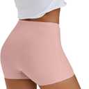 SHARICCA BoyShorts Panties for Women Seamless Soft Boy Shorts Underwear Short Boxer Briefs Anti Chafing Multiple Pack (Black, XL)