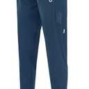 NORTHYARD Women's Running Athletic Pants Track Lightweight Joggers Workout Jogging Casual Sweatpants with Zipper Pockets (Blue, XXL)