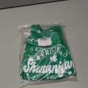 St Patricks Day Shirt Women Luck Shamrock Shirts Cute Saint Patricks Day Crop Top Irish Raglan Shirt (XS)