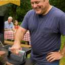 Smash Burger Press 6.7-Inch Round Cast Iron Grill Press with Ergonomic Silicone Handle  Heavy-Duty Bacon with Unique Burger Design for Even Grilling