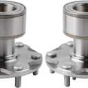 2 x Front Wheel Hub Bearing Assembly Compatible with 1995-2004 Tacoma, 2.4L 2.7L 3.4L (4WD ONLY), Replace 43521-35010 43502-35160
