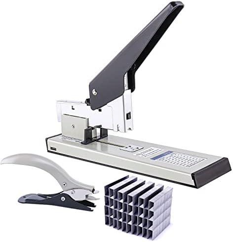 Heavy Duty Stapler,240 Sheet Capacity Office Stapler,Nextlifei Effortless Desk Stapler with 4000 Heavy Duty Staples,Large Stapler for Binding Documents,Leathers,Professional Staple Remover Included