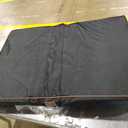 Tail Stories Outdoor Large Washable Dog Bed, Orthopedic Egg Crate Foam Dog Crate Mat for Large Dogs with Removable Oxford Cooling Cover, Black