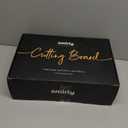 SMIRLY Walnut Wood Cutting Boards for Kitchen, Set of 3 with Holder Large  Small, Walnut Wooden Cutting Board Set with Deep Juice Grooves, Non Toxic Serving Tray, Perfect Mother's Day Gifts