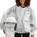Bees & Co K85 Ultralight Beekeeper Jacket With Square Veil