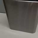 Cesun Small Bathroom Trash Can 2.1 Gallon Wastebasket, Modern Metal Garbage Can Office Waste Basket, Silver Stainless Steel Trash Bin for Bedroom, Home Office, Toilet, rv, Near Desk, Under Sink. Silver