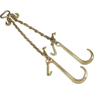 labwork G70 Truck V-Chain Bridle 5/16 3/8 2ft 3ft Long with 15 14 8 Hooks
