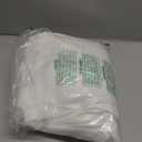 RYB HOME Solid Semi Sheer Curtains Rod Pocket Living Room/Bedroom, Linen Sheer Light Filtering Curtains 72 inches Long, White, W 52 x L 72 inch Length, 1 Pair