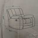 FredMeyer Sitswell Platinum Pearce Recliner, 1 ct