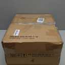 Furnulem White Dresser with 5 Drawers, Vertical Storage Tower Fabric Dresser for Bedroom, Hallway, Entryway, Nursery, Closet Organizer, Nightstand Bedside Table Furniture, Sturdy Steel Frame, Wood Top