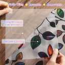 DKTIE Retro Stain Glass Window Film for Glass Bas-Relief Texture 2nd Generation Frosted Film Two-Way Privacy Day and Night 3D Static Stained Glass Cling Tint (S631, 17.7in X 118.1in)