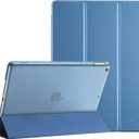 ProCase for iPad 9th/ 8th/ 7th Generation Case 10.2 Inch (2021/2020/2019 Release), 10.2 iPad Case 9th/ 8th/ 7th Gen Cover, Slim Smart Cover with Translucent Hard Shell Back -Blue