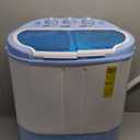 Pyle Portable 2-in-1 Washing Machine&Spin-Dryer-Convenient Top-Loading Easy Access,Energy&Water Efficient Design,Ideal for Smaller Loads-No Special Parts or Plumbing Required-2 FT Drainage Hose (Blue)