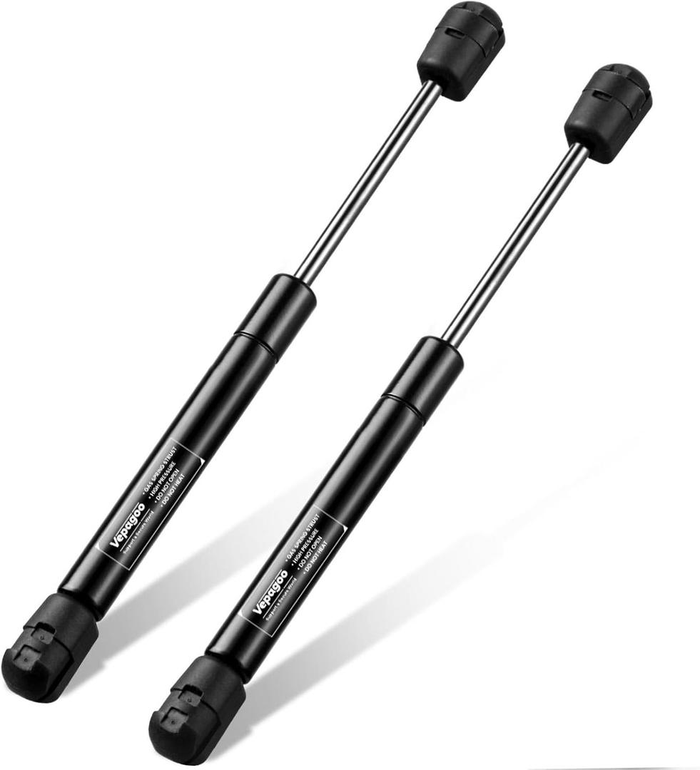 Vepagoo 9 inch 100Lb/445N Gas Struts Shocks Springs Lift Supports Compatible with Truck Pickup Tool Box Cabinet Lid RV Door Toy Cover Boat Storage, Set of 2