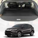 Cargo Cover Fit for 2016-2022 Honda HR-V Accessories Retractable Rear Trunk Security Cover Shielding Shade Honda HRV Cargo Cover 2016 2017 2018 2019 2020 2021 2022(Carbon Fiber Texture/Black)