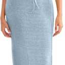 CHERFLY Women's Long Dress 2025 Summer Short Sleeve Smocked Midi Dress Loose Casual Off The Shoulder Maxi Dress, XL