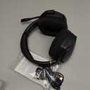 EKSA 2.4GHz Wireless Gaming Headset for PS5/PS4, PC, Switch, Mac, Bluetooth 5.4 Gaming Headphones with Noise Cancelling Microphone, 169g Ultralight, RGB, Type-C, 35H Battery, Wired Computer Headphones