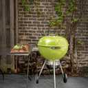 Weber Master-Touch Charcoal Grill, 22-Inch, Spring Green – Premium Outdoor BBQ Grill with Tuck-Away Lid Holder & One‑Touch™ Cleaning System, Porcelain‑Enameled Kettle
