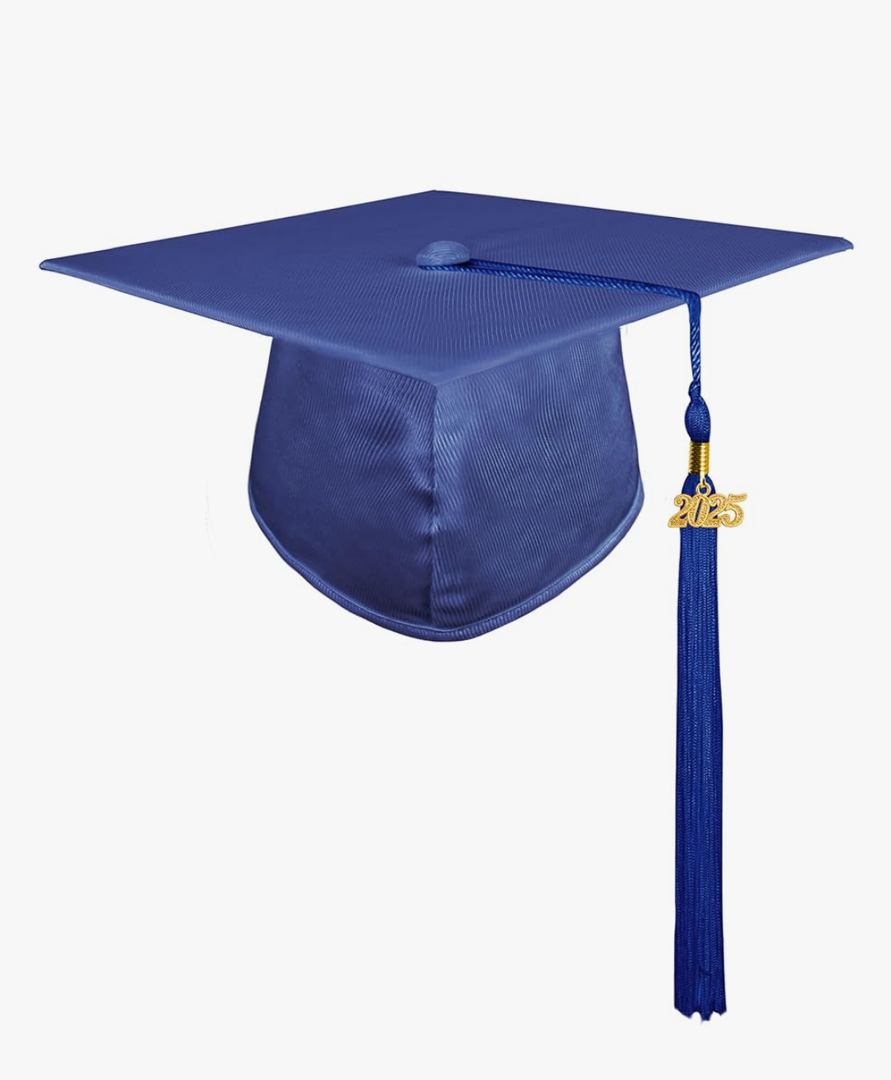 GraduationMall Shiny Kindergarten and Preschool Graduation Cap with 2025 Tassel 10 Pack