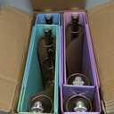 2-inch 3-Ring Binder with Pockets, Basic Binders 2'' Pastel Color Binders, Holds Letter Size 8.5'' x 11'', 450 Sheet Capacity, Bundle 6 Pack for Back to School (2- Inch)