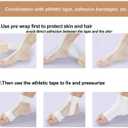 2 x 9 Pack Pre Wrap Athletic, 2.75 Inches X 12 Yards Multi-Color Prewrap Athletic Tape for Hair Soccer, Sports Pre Wrap Tape, Pre-Wrap Foam Underwrap Tape Ankles Wrists Hands Knees Elbows