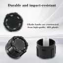 RYANSTAR RACING Radio Knobs Replacement for Toyota Tacoma V1 2020-2023 2 Pack 3rd Gen Tacoma Interior Accessories Upgraded Knobs