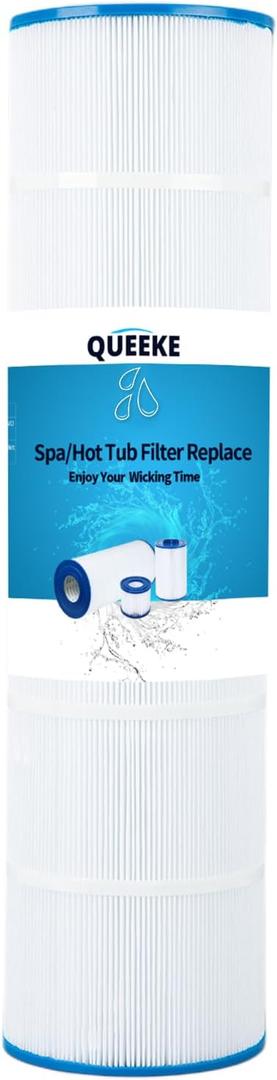 C1750 Pool Filter Cartridge Replaces Hayward C1750, CX1750RE, PA175, Ultral-B4, C-8417, Filbur FC-1294, Sta-Rite PXC175, 817-0175P, L x OD: 28 3/16" x8 15/16",175 sq.ft(1 Pack)