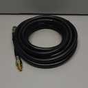 MENSI 12 Foot High Pressure Propane Extension Hose Assembly for RV Grill Torches (3/8" Female Flare x 3/8" MNPT)