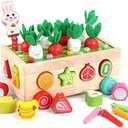 Toddlers Montessori Wooden Educational Toys for Baby Boys Girls Age 1 2 3 Year Old, Shape Sorting Toys 1st One First Birthday Girl Gifts for Kids 1-3, Wood Preschool Learning Fine Motor Skills Game