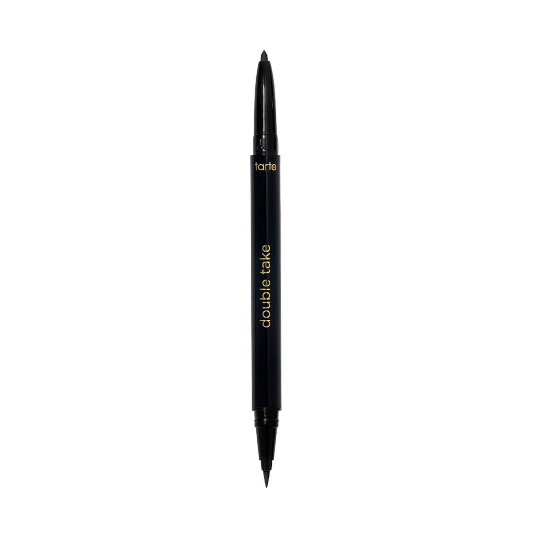 tarte double take eyeliner 2-in-1 Pencil Eyeliner for Bold All-Day Wear, Waterproof, Easy to Apply, Vegan, Cruelty-Free