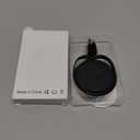 AGVEE 3ft Fixed / 2.3ft Extend USB-A to C Charger Cable Mountable One Way Retractable 2.4A Fast Charging Cord, Pocket-Sized for iPhone 16 15, Samsung, Android, Desk Organizer, Black