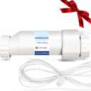 Salt Cell T15 Series Compatible with Hayward T15/T9/T3 Cell,Salt Generator for Inground Pool up to 40,000 Gallons,3 Years Warrnaty Service,Compatible with AqxxRite,SwimPxxx,AqxxPlus White