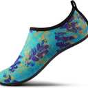 SEEKWAY Water Shoes Women Men Adult Quick-Dry Aqua Socks Barefoot Non Slip for Beach Swim River Pool Lake surf Black SK002(U)