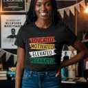Black History Month Shirt Juneteenth Shirts Women African American Pride Celebration Blouse Graphic Tee Tops (Black, S)