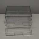 Vtopmart 12.1''W Clear Stackable Storage Drawers,2 Pack Acrylic Plastic Organizers Bins for Makeup Palettes, Cosmetics, and Beauty Supplies,Ideal for Vanity, Bathroom,Cabinet,Desk Organization