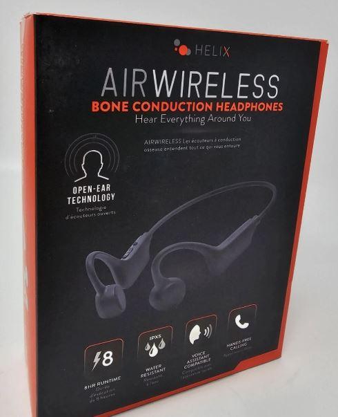 Helix Air Wireless Bone Conduction Headphones IPX5 Water Resistant