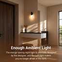Motion Sensor Night Lights Indoor, Dimmable Lighting Decor for Stair, Bedroom, Kids Room,Magnetic Hallway Rechargeable LED Wireless Battery Operated Wall Sconce