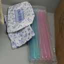 American Mahjong Tile Set, 166 Blue Tiles, Bag and Mahjong Accessories, 4 All-in-One Rack/Pushers, Mahjong Set Complete