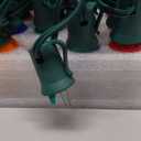 C9 Multicolor Christmas Lights, 25Ft Vintage Christmas Lights with 26 Ceramic Colorful Bulbs, Hanging Connectable Christmas String Lights for Patio Garden Holiday Home Xmas Decor