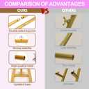 Wedding Arch Backdrop Stand, Metal Arch Stand Wedding Arch Frame Wedding Arches for Ceremony Gold Arch Backdrop Flower Arch Stand Floral Arch Birthday Party, Graduation Background Decoration
